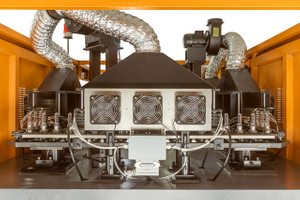 Máquina sopradora de alta velocidade com economia de energia